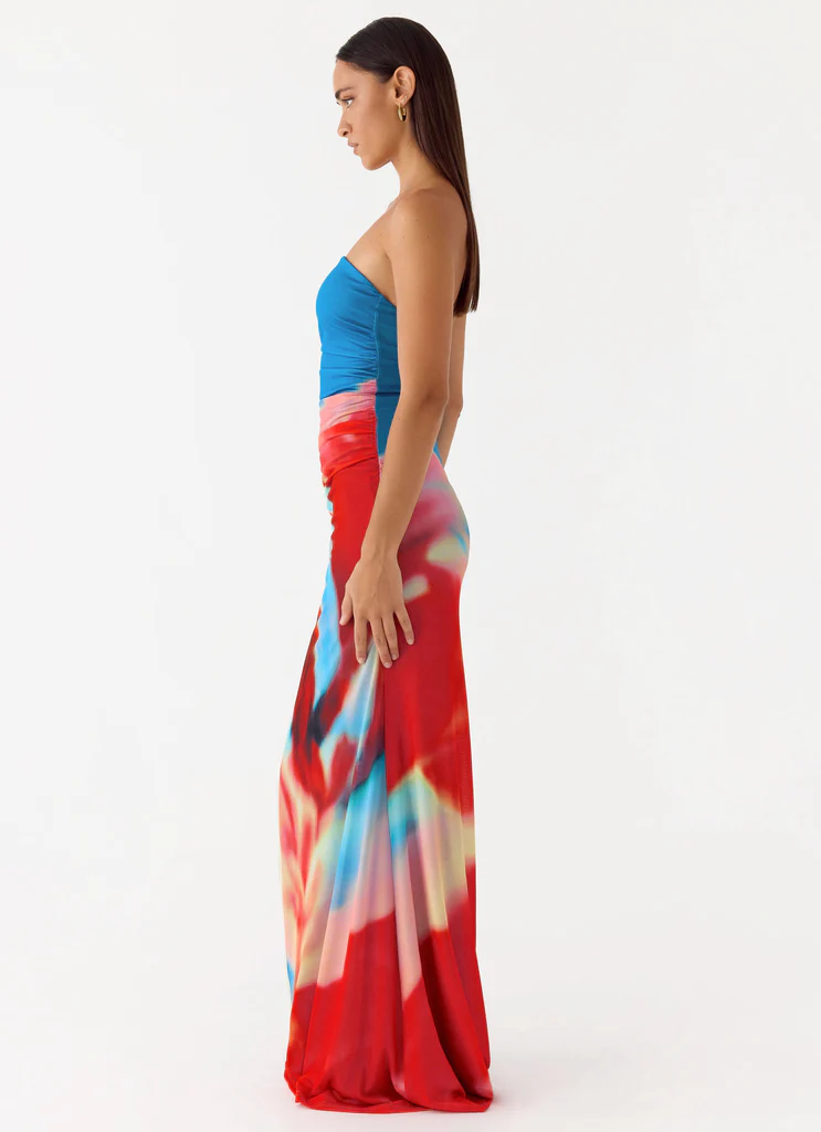 Vestito Maxi Senza Spalline Iroha - Petalo Crepuscolo