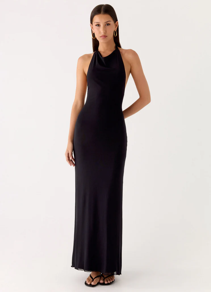 Abito Maxi Starlight Nights - Nero