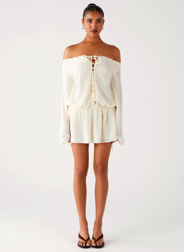 Astaria Mini Dress - Avorio