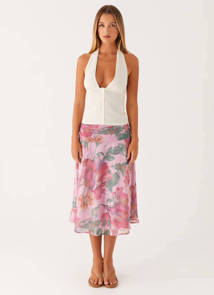 Top a spalline Devoted - Avorio