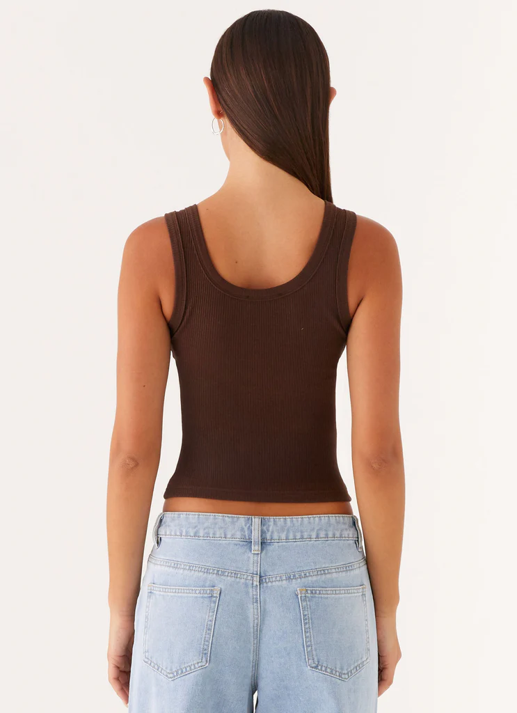 Top Tank Firmato - Cioccolato