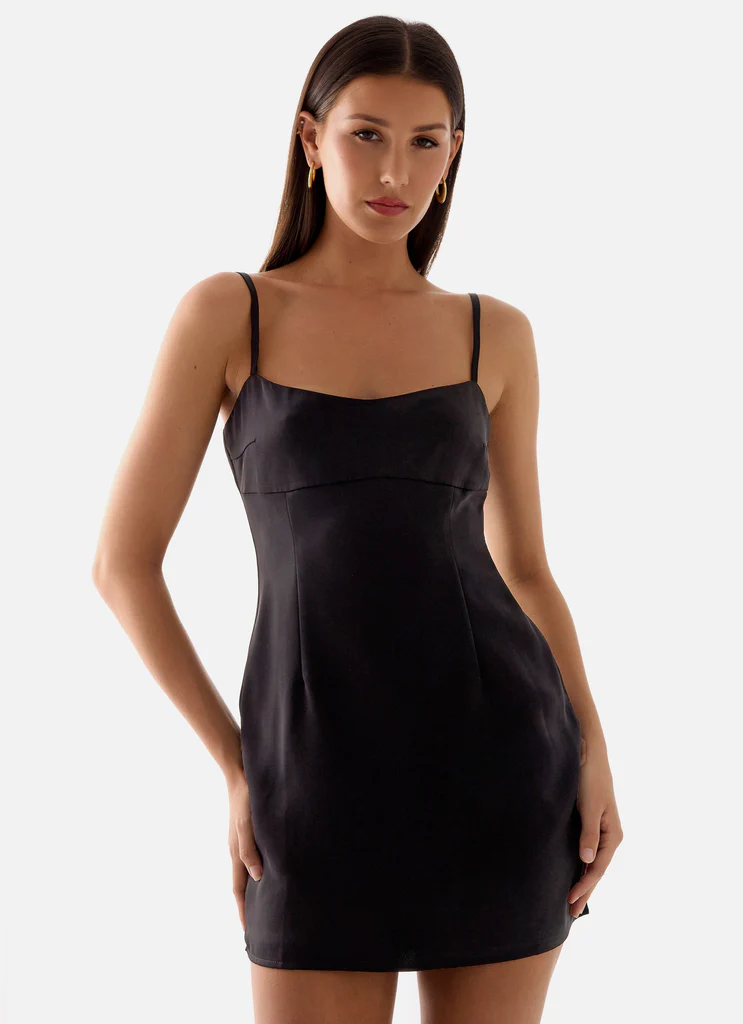 Clementine Mini Vestito - Nero