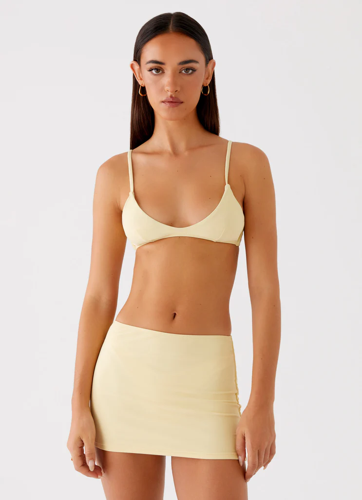 Tiarne Swim Mini Skirt - Giallo