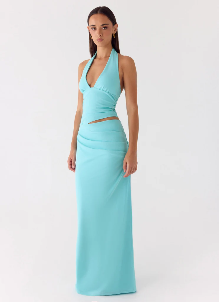Vestito Maxi Almost Love – Azzurro Vestito Maxi Almost Love - Azzurro