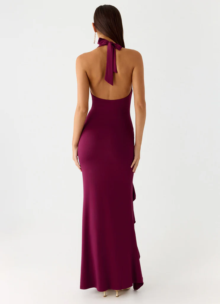 Abito Maxi Charmed By You - Prugna