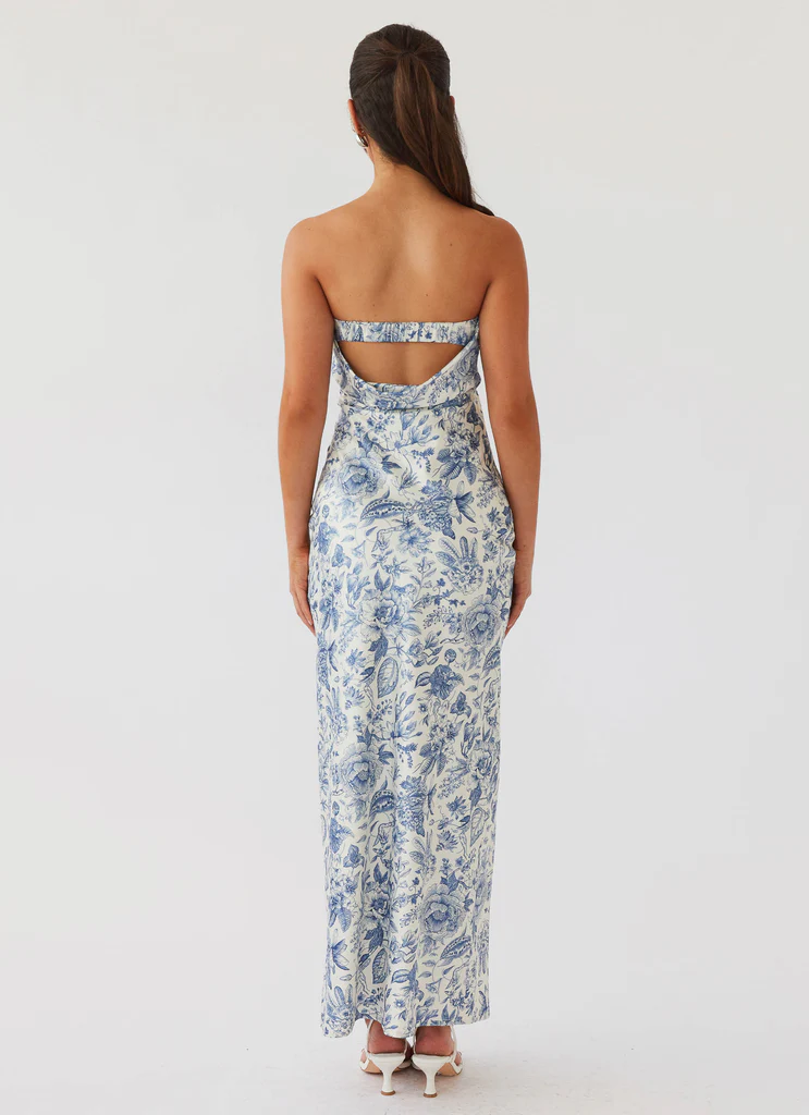 Abito Maxi Estivo Summer Lover - Paillasson Blu