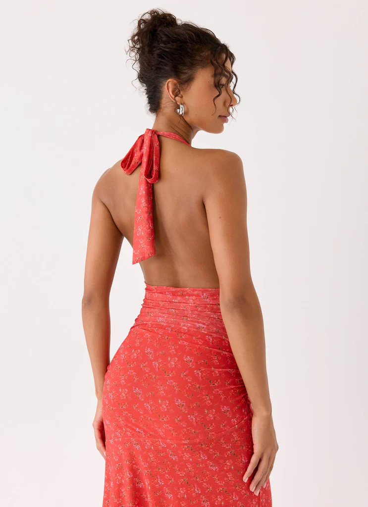 Vestito Maxi Esme - Rosso Magenta Rosa