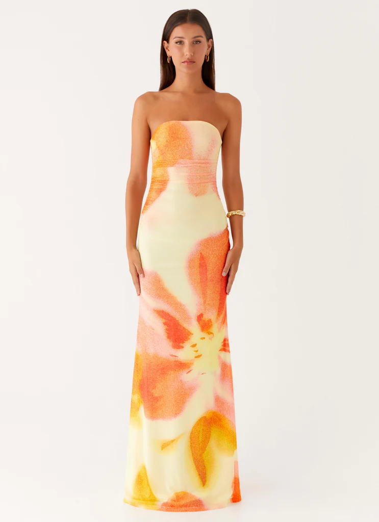 Vestito Maxi Senza Spalline Iroha - Fiori di Mimosa