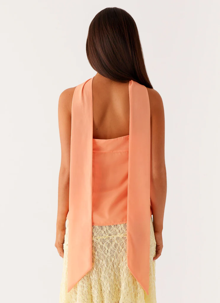 Top Sciarpa Blaise - Fiori Arancione