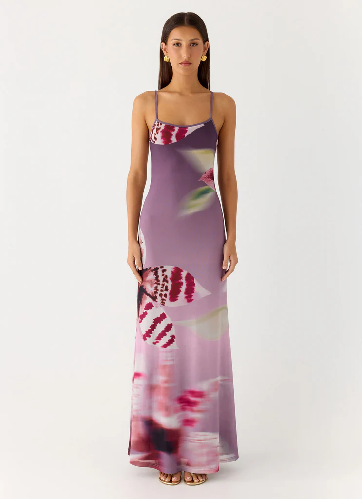 Abito Maxi Everett - Affare Floreale Ombre