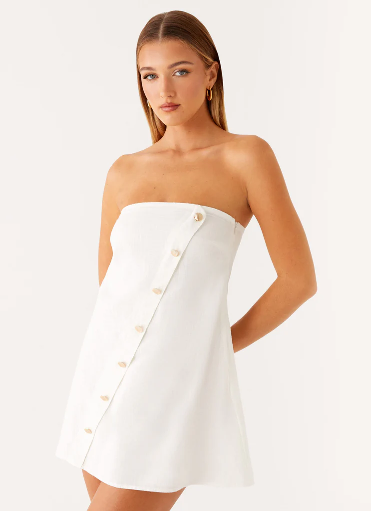 Hazel Mini Dress - Bianco
