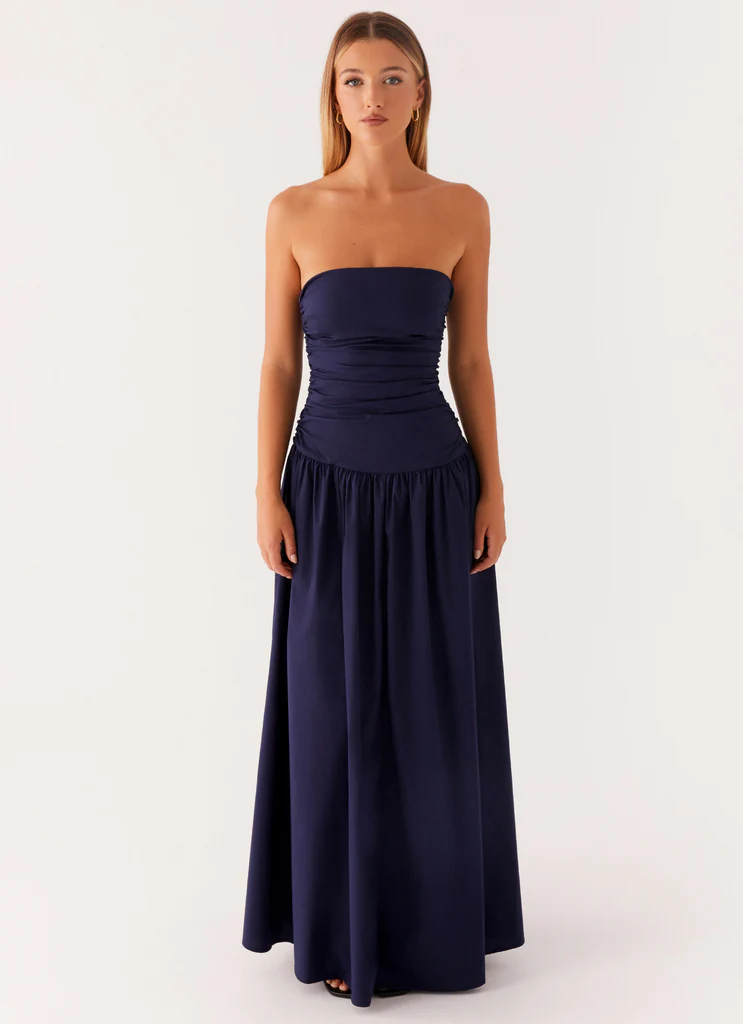 Abito Maxi Carmel - Blu Navy