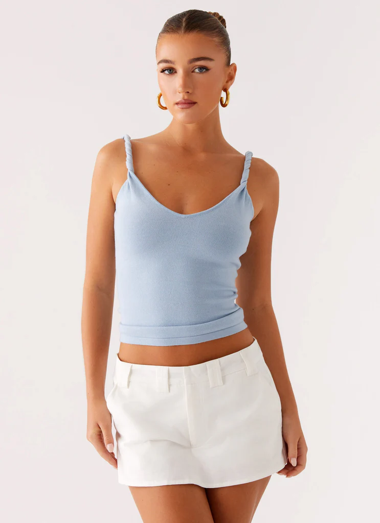 Mini Skort in Lino di Tendenza - Bianco