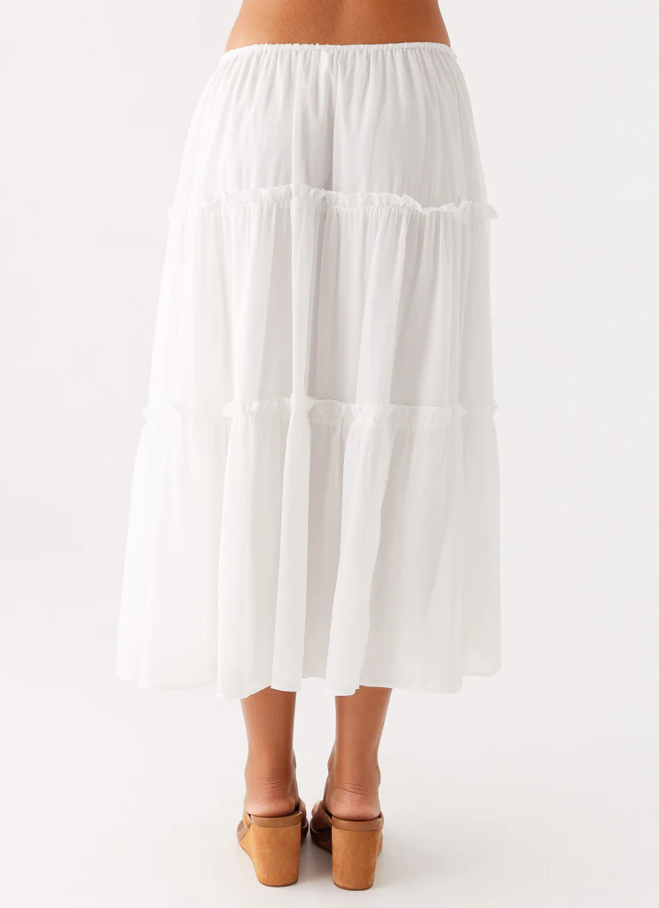 Evi Midi Skirt - Avorio