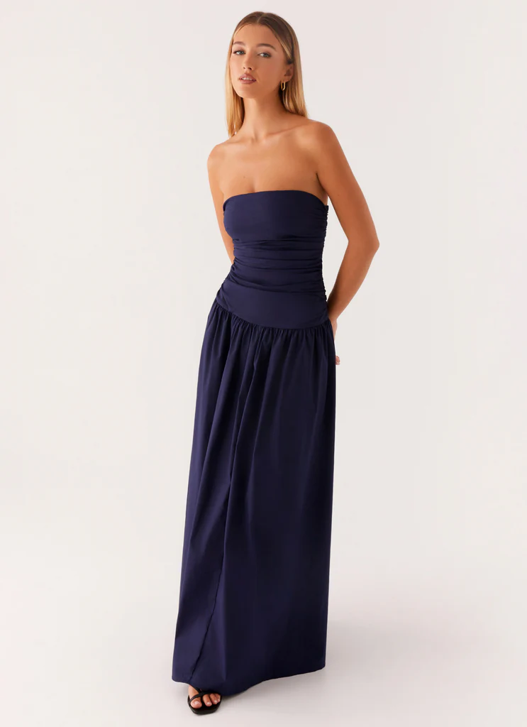 Abito Maxi Carmel - Blu Navy