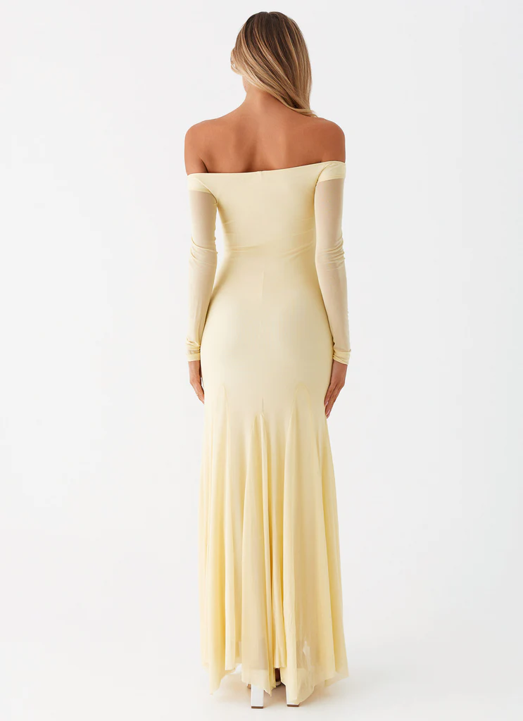 Abito Maxi Maribel - Giallo