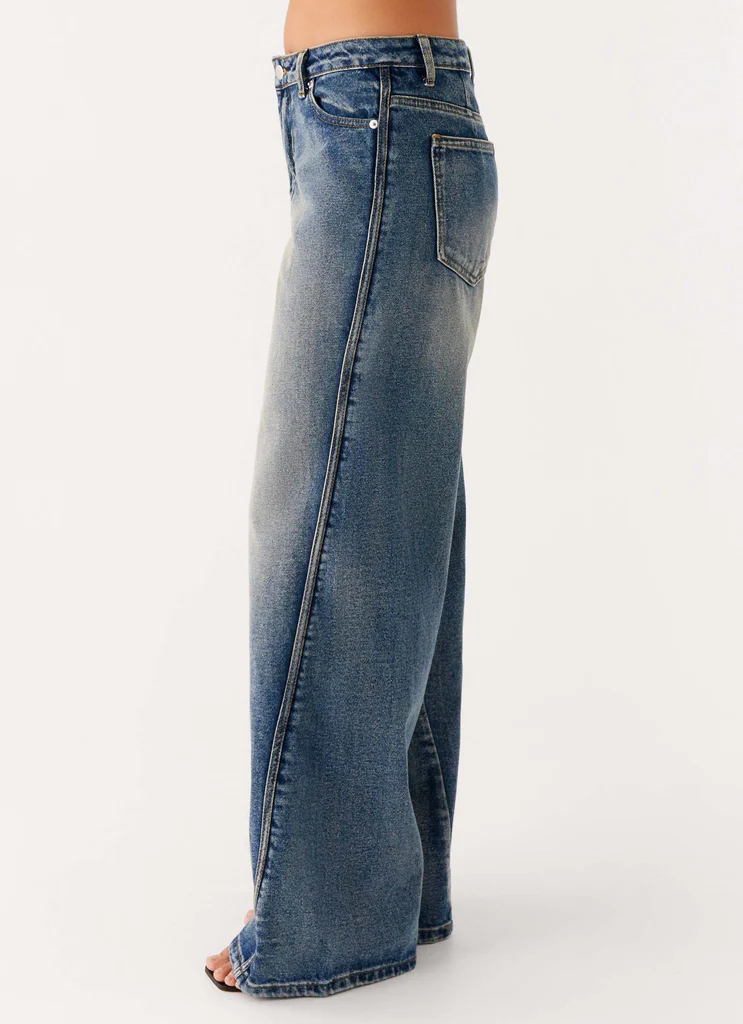 Jeans in Denim Calico - Indigo