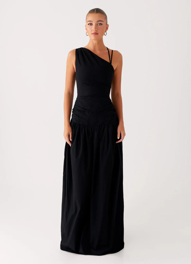 Vestito Maxi Cortez - Nero