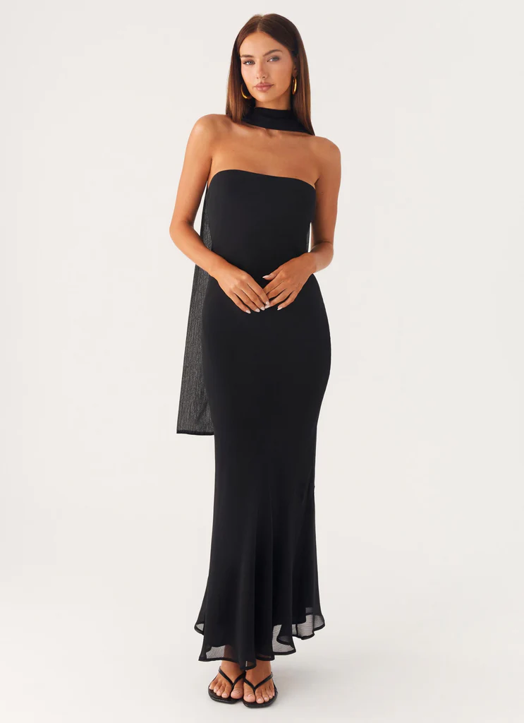 Abito Maxi Under the Pagoda - Nero