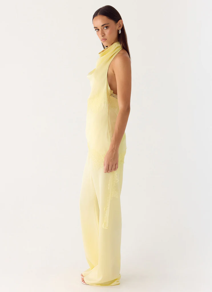 Top a collo Emilee - Giallo