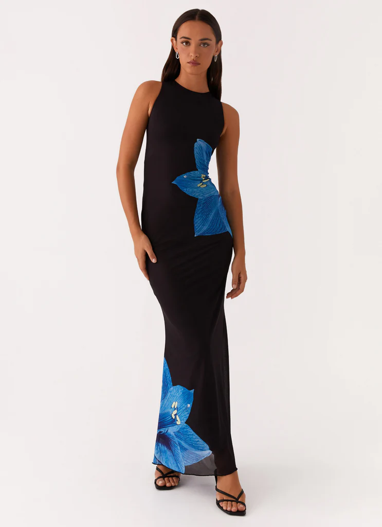 Abito Maxi Manhattan Nights - Nero