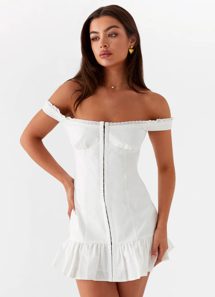 Odessi Abito Mini con Pizzi – Bianco Odessi Abito Mini con Pizzi - Bianco