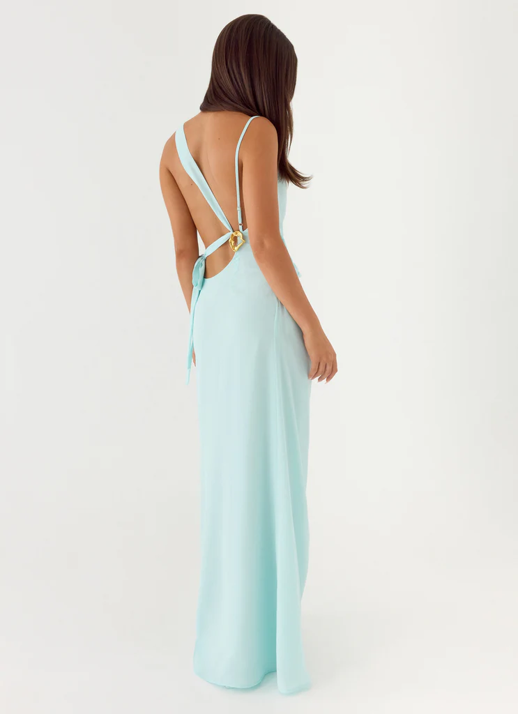 Abito Maxi Analia - Azzurro