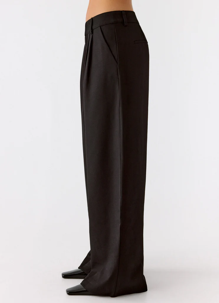 Pantaloni in Tessuto Sartoriale Samuel Low Rise - Nero