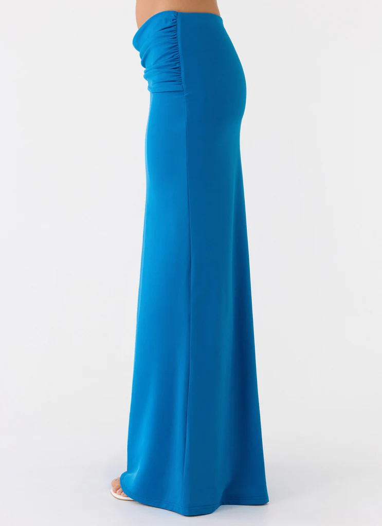 Skirt Maxi Demiase - Blu Reale