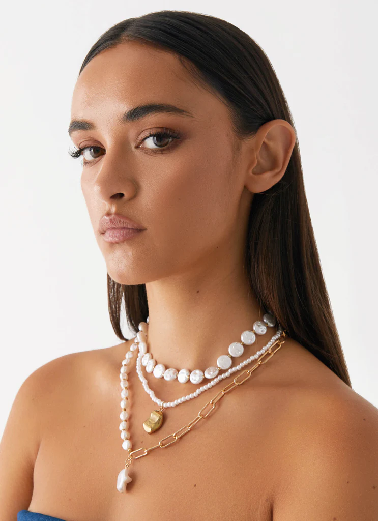 Collana Minnie - Perla