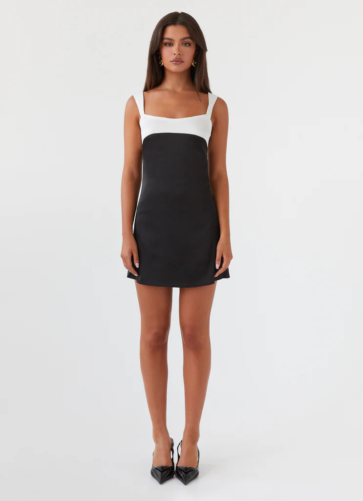 Abito Mini in Seta Odette - Onyx