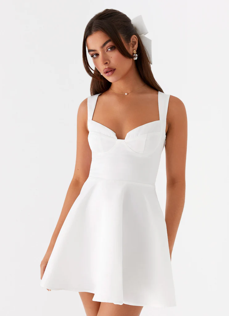 Vestito Mini Candice - Bianco
