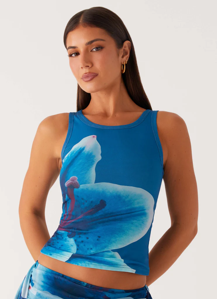 Edera Tank – Fiore di Turchese Edera Tank - Fiore di Turchese