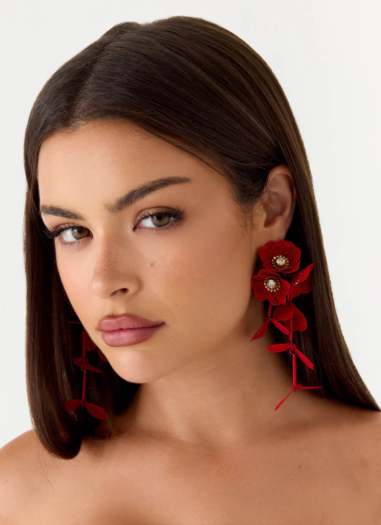 Orecchini Venetta - Rosso