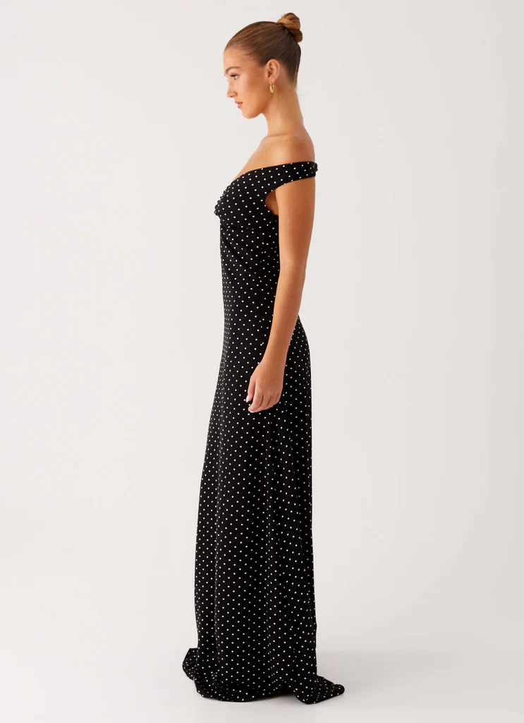 Vestito Maxi Melany - Puntini neri