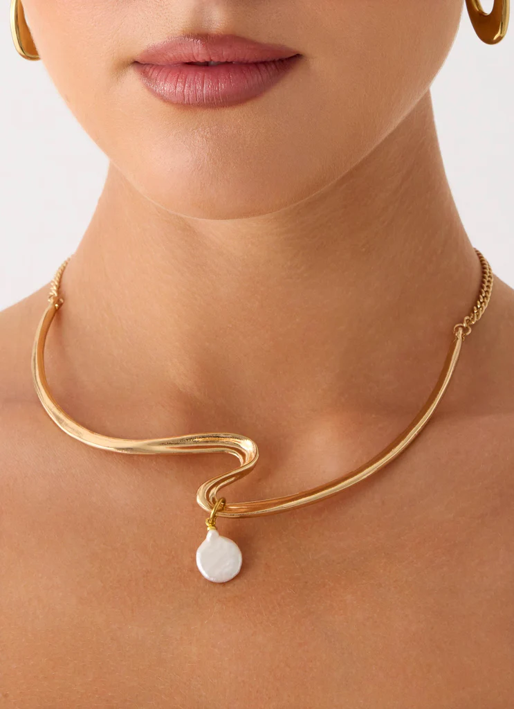 Collana Choker Lumen - Oro