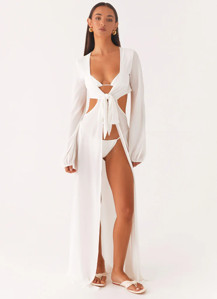 Abito Maxi Costiero - Bianco