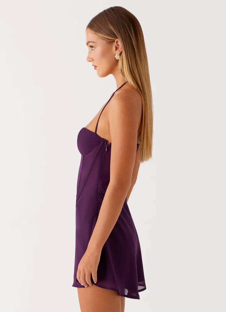 Gabrietta Mini Vestito - Prugna