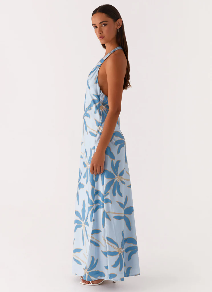 Abito Maxi Angie - Blu Opulento