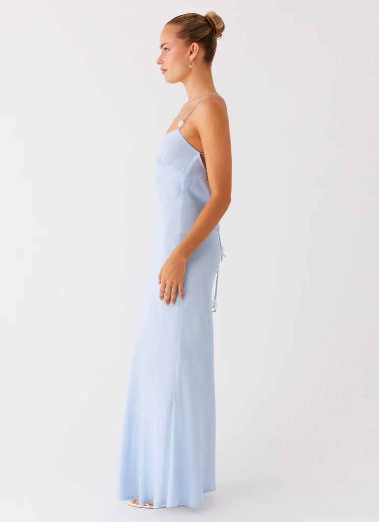 Abito Maxi Cabello - Azzurro Pallido