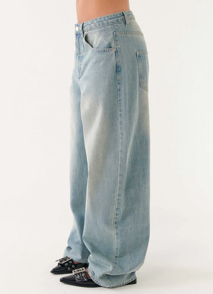 Maxwell Jeans in Denim Largo - Blu Lavato