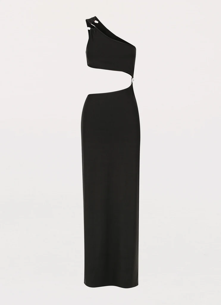Abito Maxi On The Moon - Nero