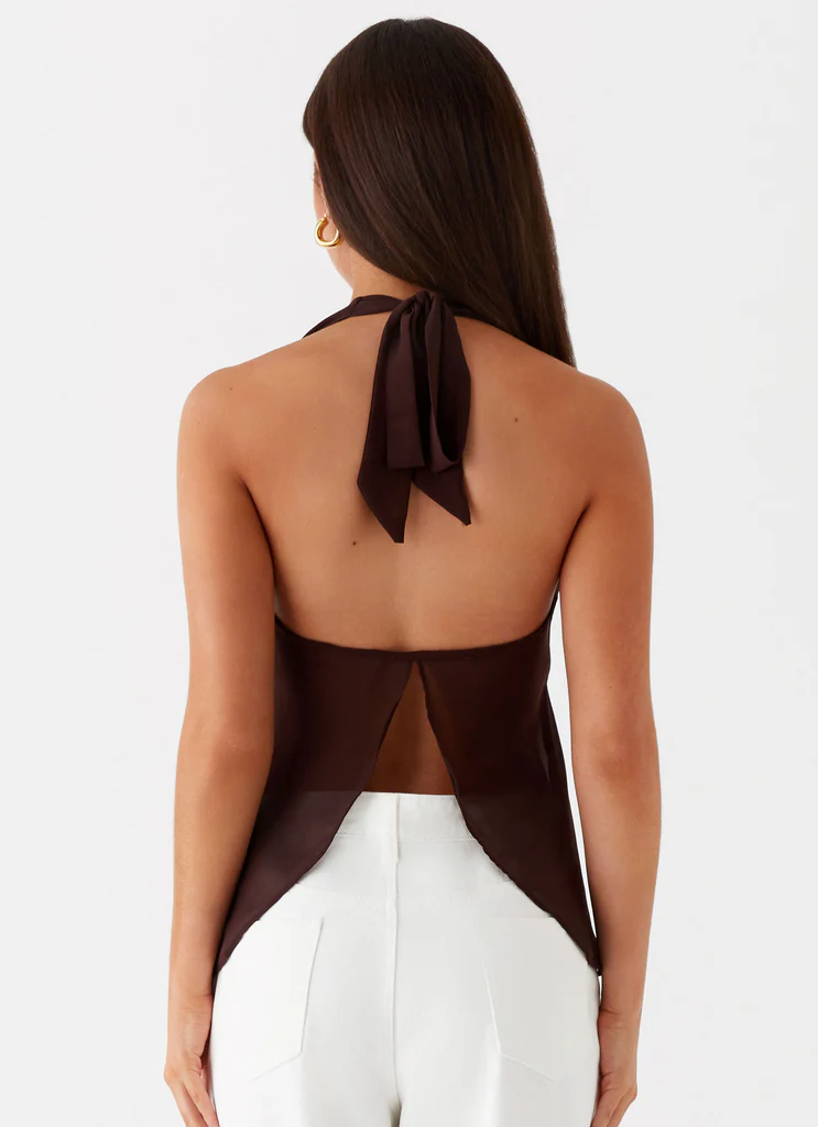 Top a spalline At Last – Marrone Top a spalline At Last - Marrone