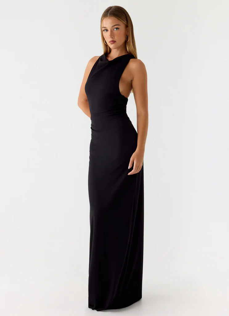 Abito Maxi Hidden Agenda - Nero