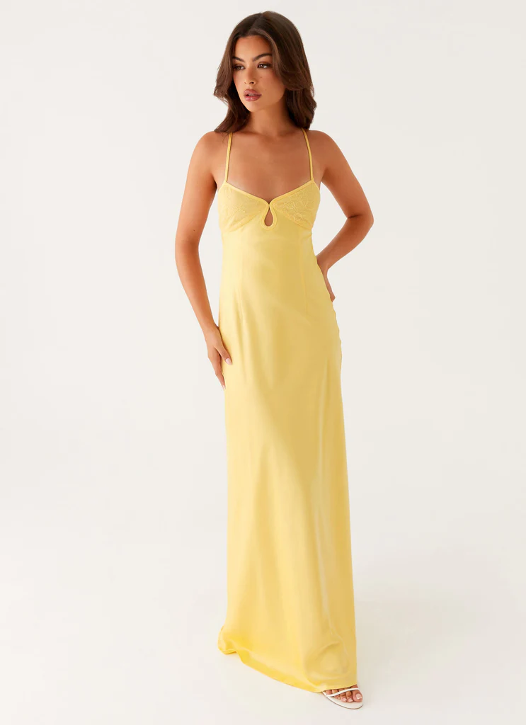 Abito Maxi Joanie - Giallo