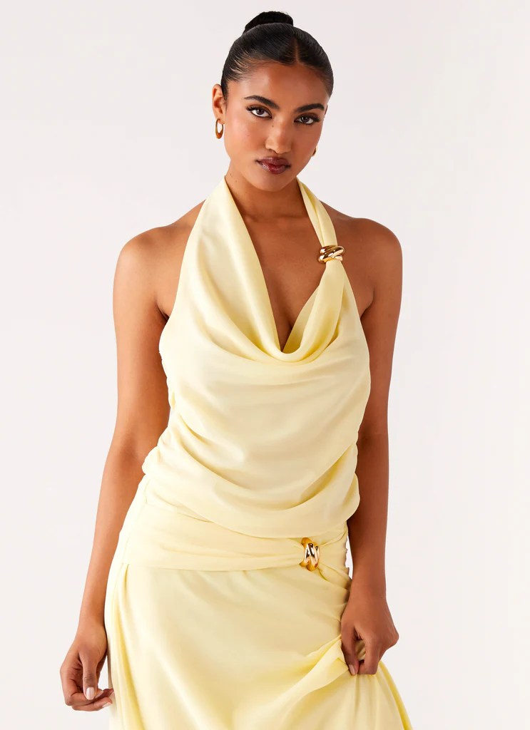 Anuhea Cowl Top - Giallo