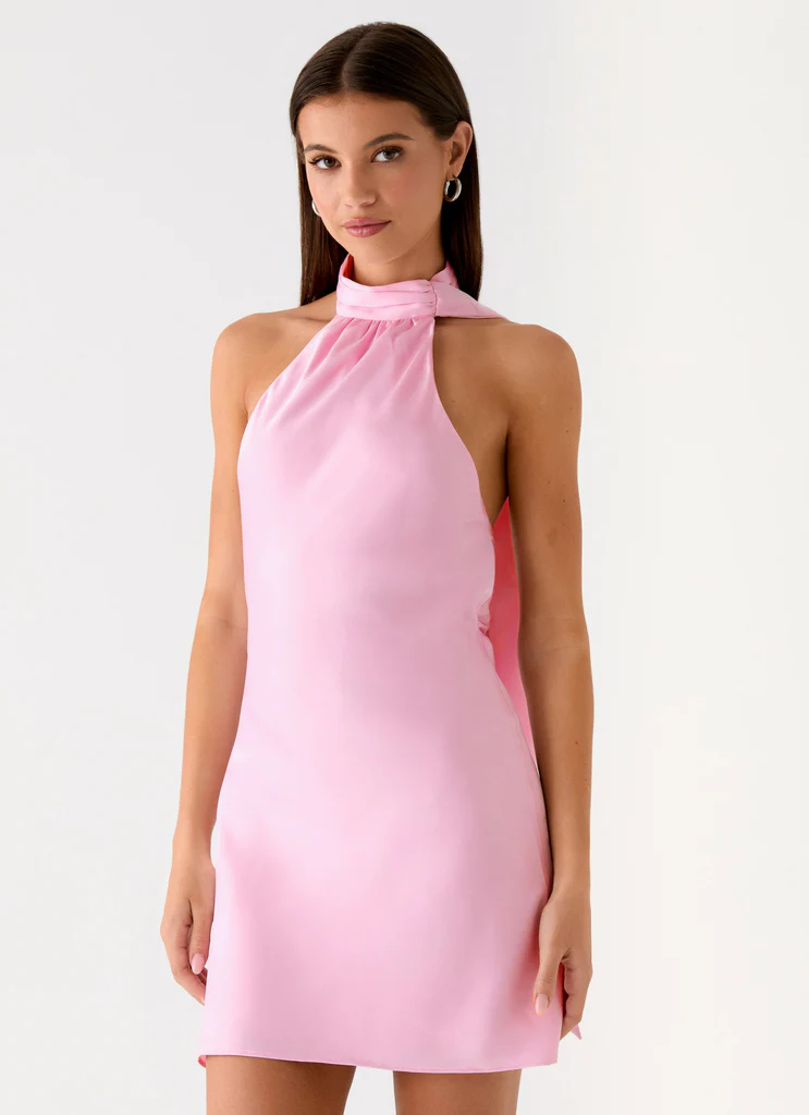 Keena Scarf Mini Dress – Rosa Keena Scarf Mini Dress - Rosa