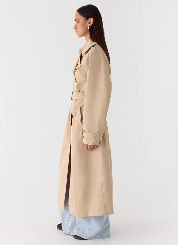 Giacca Trench Jackie - Tan