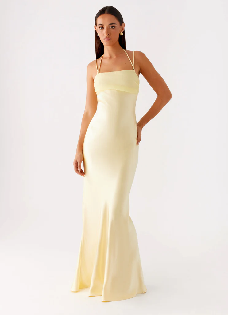 Abito Maxi Belize - Giallo