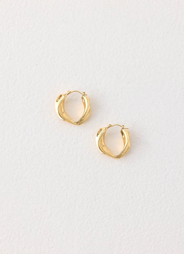 Orecchini Chrome Crush - Oro